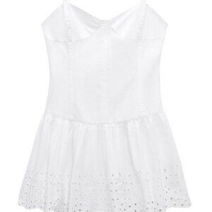 Zara white romper/dress